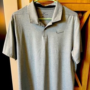 Men’s Nike Dri-Fit Polo Ice Blue/Grey